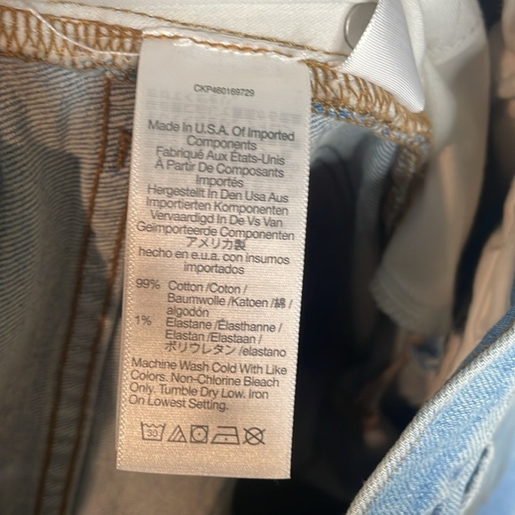 SOLD Madewell | Women’s The Perfect Vintage Straight Jeans Distressed Light - Picture 8 of 8